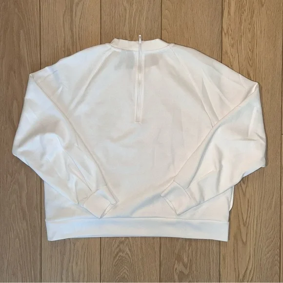 Adidas ID Glory Crewneck Sweatshirt White Women's Size L (Loose Fit) - Picture 5 of 5